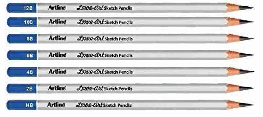 Sketch Pencils Hb 2b 4b 6b 8b 10b, Quality Drawing Pencils