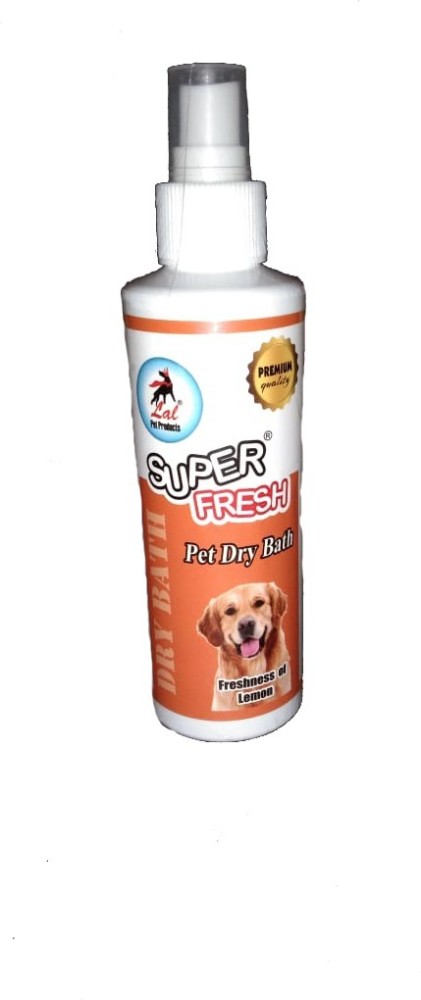 Dog dry clearance shampoo spray