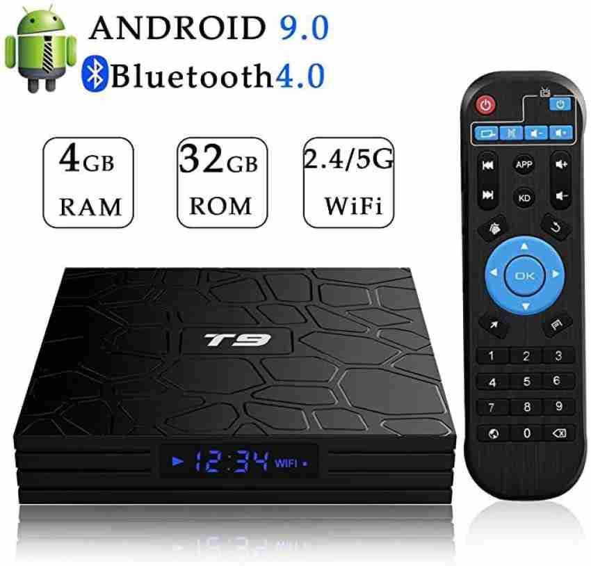 Décodeur Multimédia Android 9.0 HD 4K - DELAMAN - T9 - 4Go RAM - 32Go ROM -  Wifi/Ethernet - Cdiscount TV Son Photo