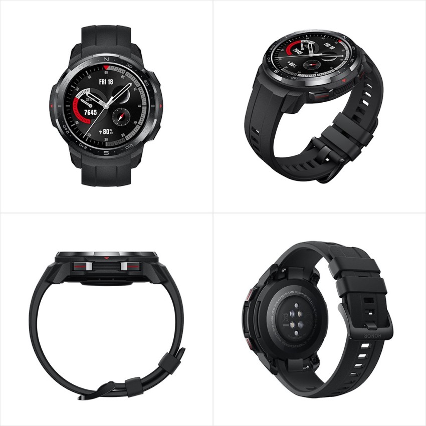 HONOR Watch GS Pro 48mm Stainless Steel Charcoal Black GPS Smart Watch  (KANB19) for sale online