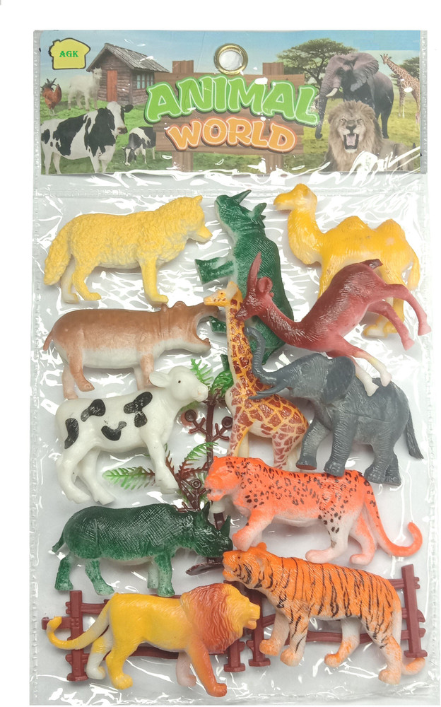 Zoo Animals Figurines Set