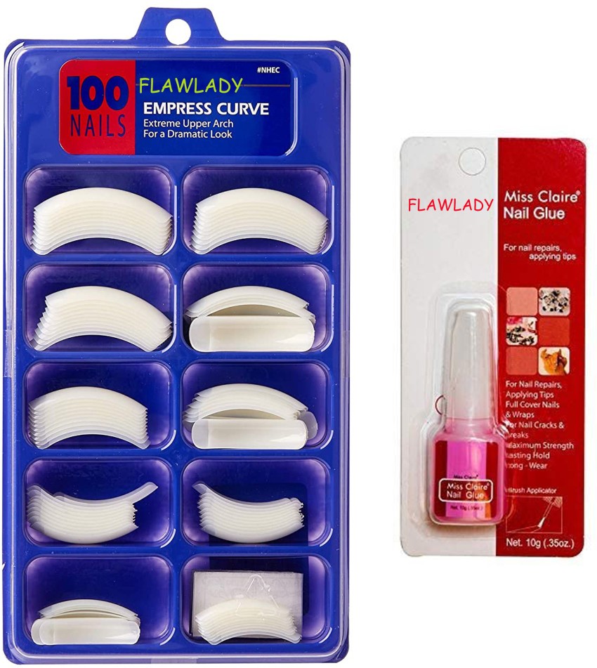PLETHORA 5 Pcs Nail Glue For Artificial Nail Waterproof Nail Adhesive  Bottle Acrylic nails Professional Nail Art Gum Fake Nails Extension (White)  : Amazon.in: Beauty