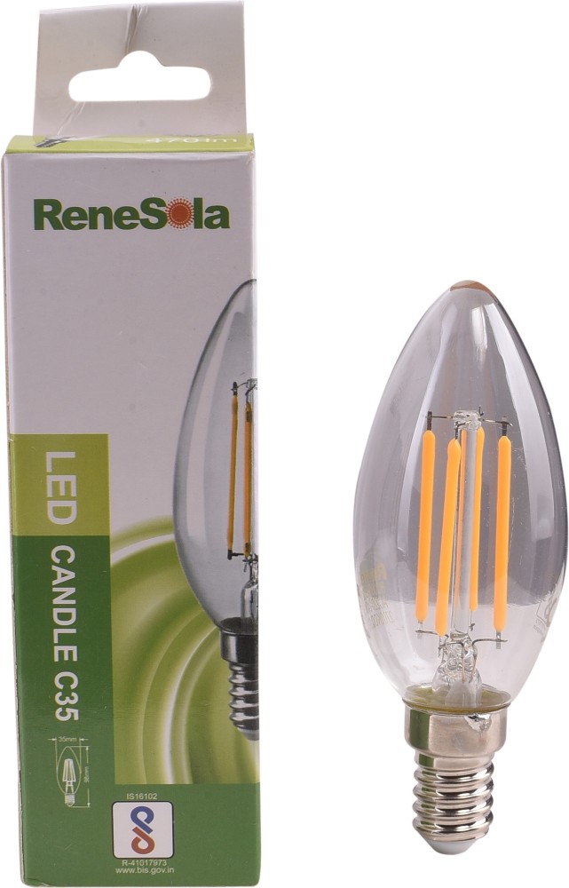 Renesola 5 W Candle LED Bulb Price in India Buy Renesola 5 W