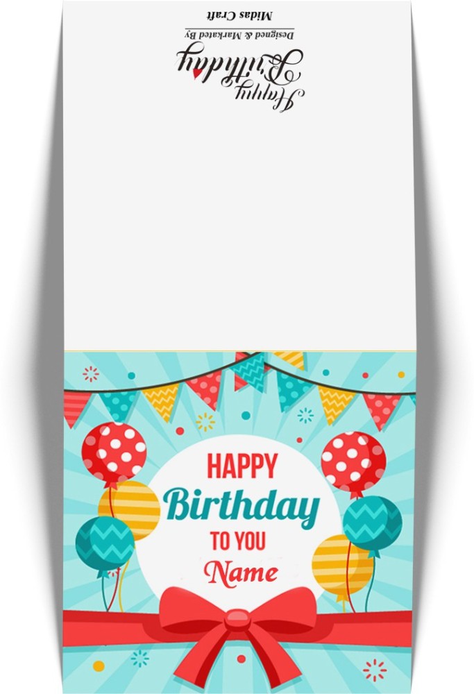 Prayas Craft Happy Birthday Printed Greeting Card- Birthday card for  Boyfriend Greeting Card Price in India - Buy Prayas Craft Happy Birthday  Printed Greeting Card- Birthday card for Boyfriend Greeting Card online