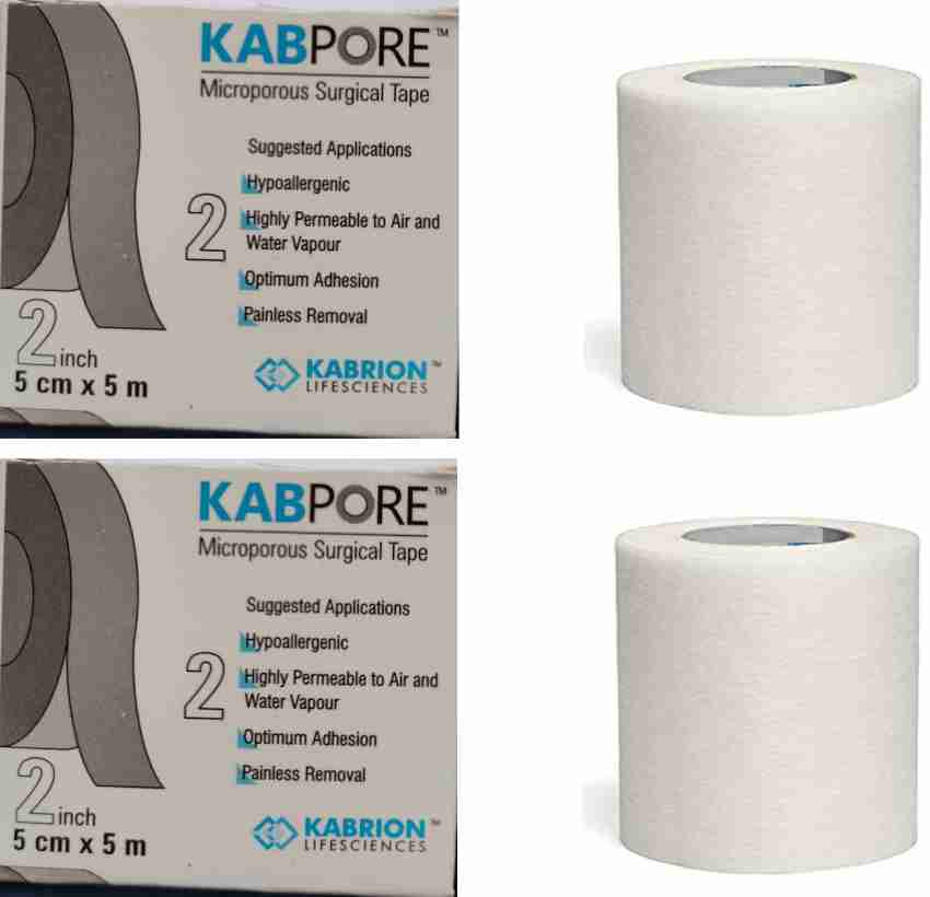 Recombigen Non Woven Microporous Surgical Paper Tape (2 Inch x 9.0