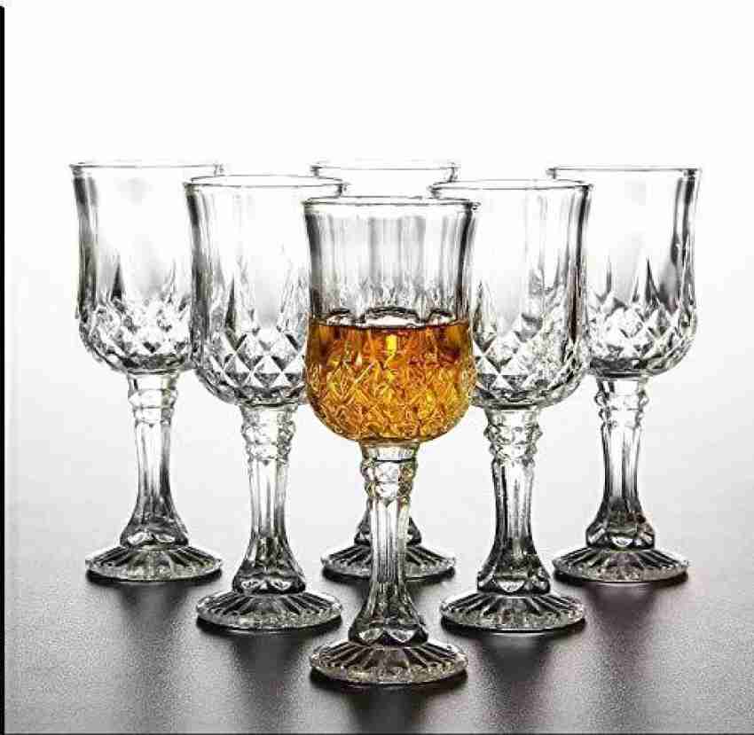 promise plus group (Pack of 2) long crystal wine glass 230ml pack of 2 Glass  Set Cocktail Glass Price in India - Buy promise plus group (Pack of 2) long crystal  wine