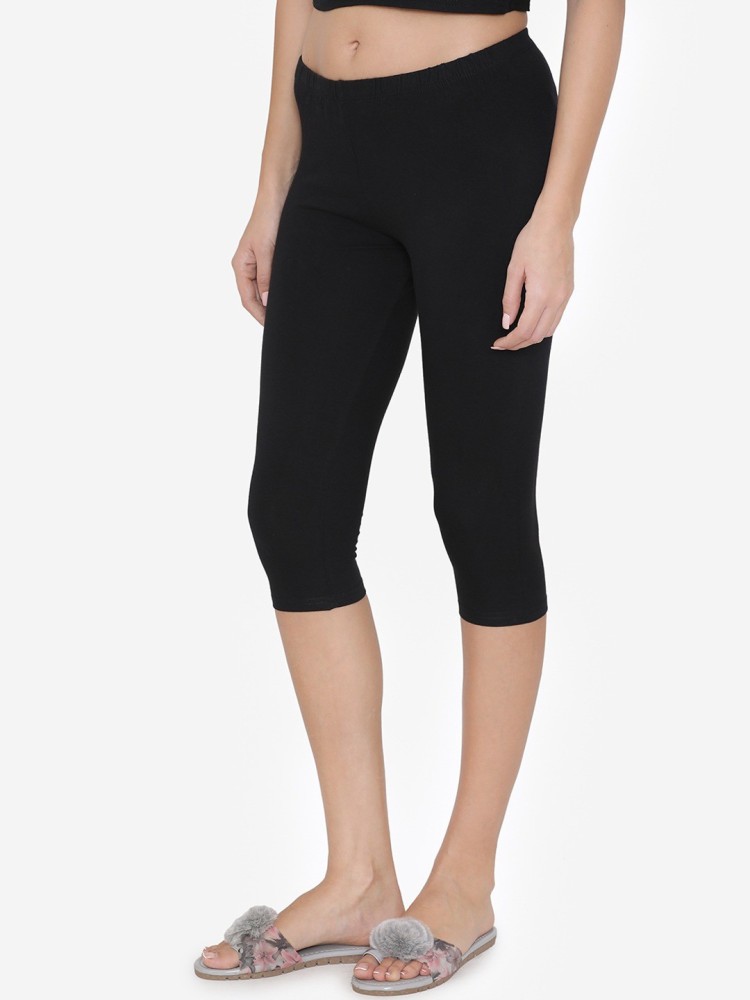 W 3/4th/Calf Length Western Wear Legging Price in India - Buy W 3