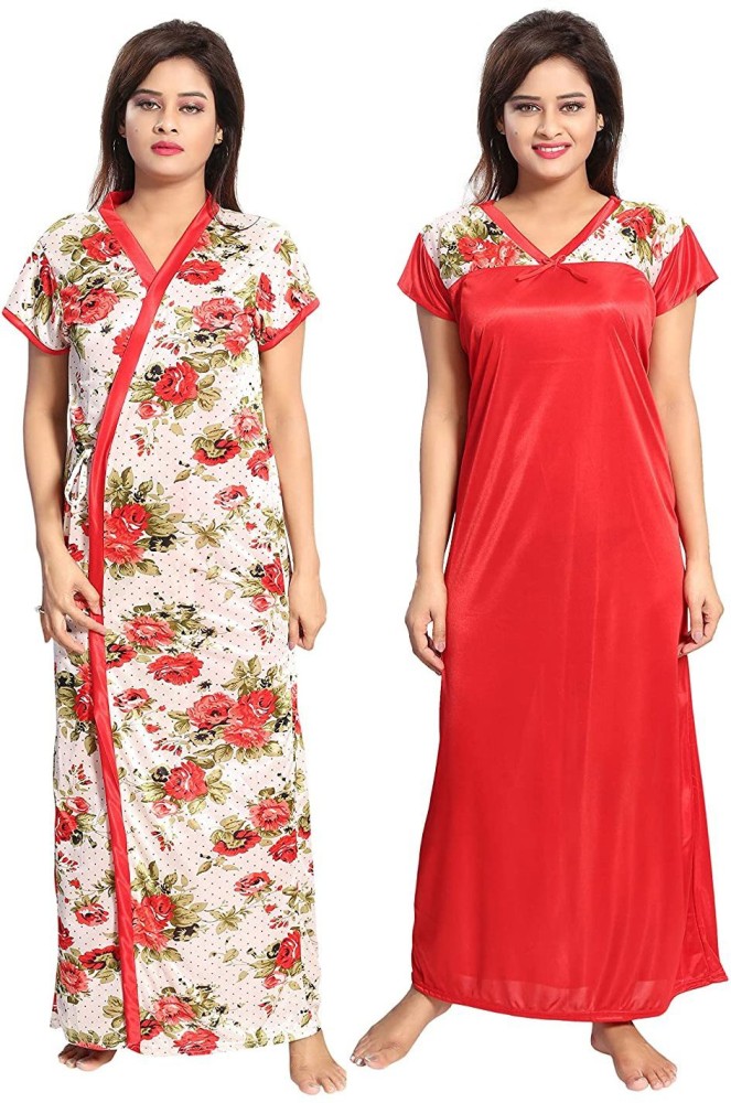 Be You Women Nighty with Robe - Buy Be You Women Nighty with Robe Online at  Best Prices in India