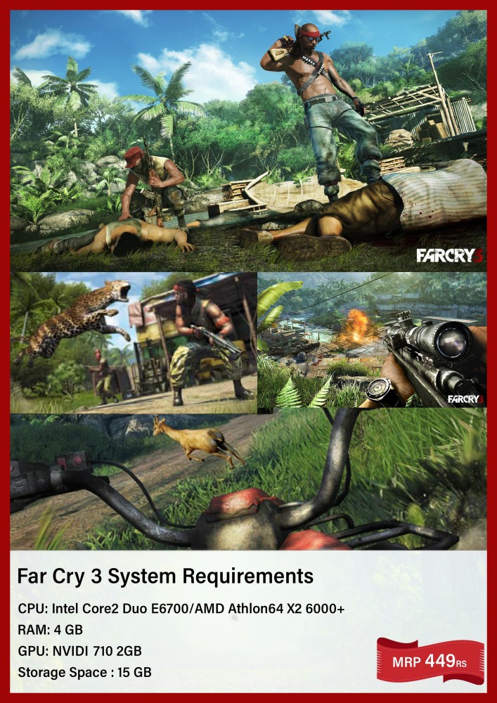 Far Cry 3 system requirements