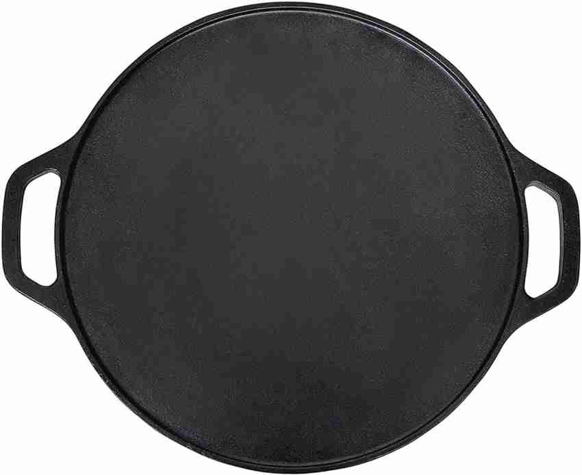  Highkind Pre-Seasoned Cast Iron Roti Tawa with Long Handle,  Iron Tawa for Roti/Chapathi/Paratha/Fulka (10 Inches / 25 cm): Home &  Kitchen