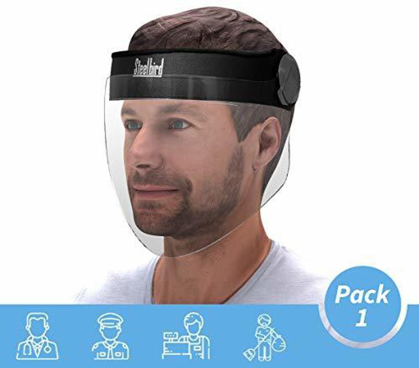 Steelbird face shield 3 in 1 shop