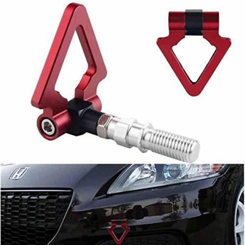 Red Drift Front Bumper Track Tow Hook Adapter Ring For Honda