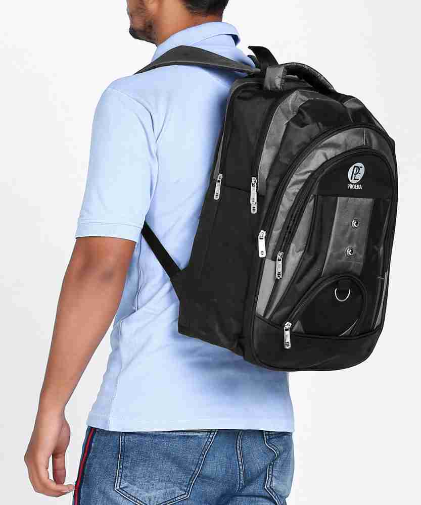 proera Grey 32 Ltrs Casual Backpack ,School Bag Waterproof  Backpack - Backpack