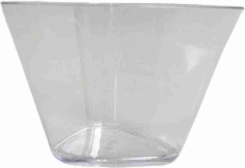 IDENTITY Plastic Dessert Bowl Identity Crystal Triangle Shaped