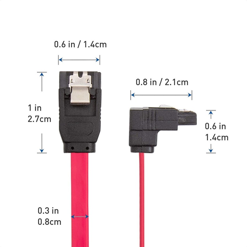 Fexy Power Sharing Cable 0.45 m 5-Pack SATA 3 6.0 Gbps Data