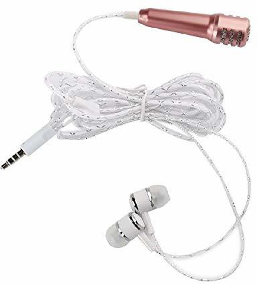 NVIRAV Portable Mini Microphone With Headphones For IOS Android