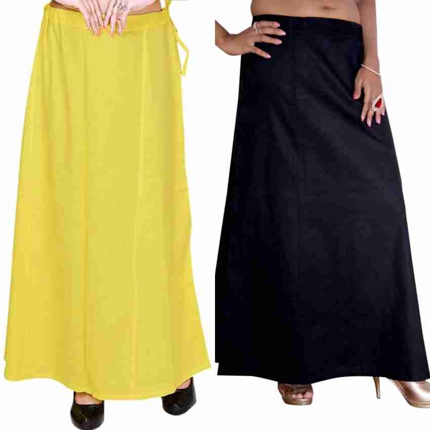 Traditional Full Elastic Saree Shapewear Petticoat Color Lavender Extra  Large
