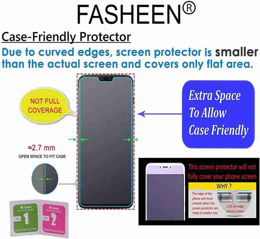 Fasheen Tempered Glass Guard for Intex Aqua Supreme Plus Fasheen