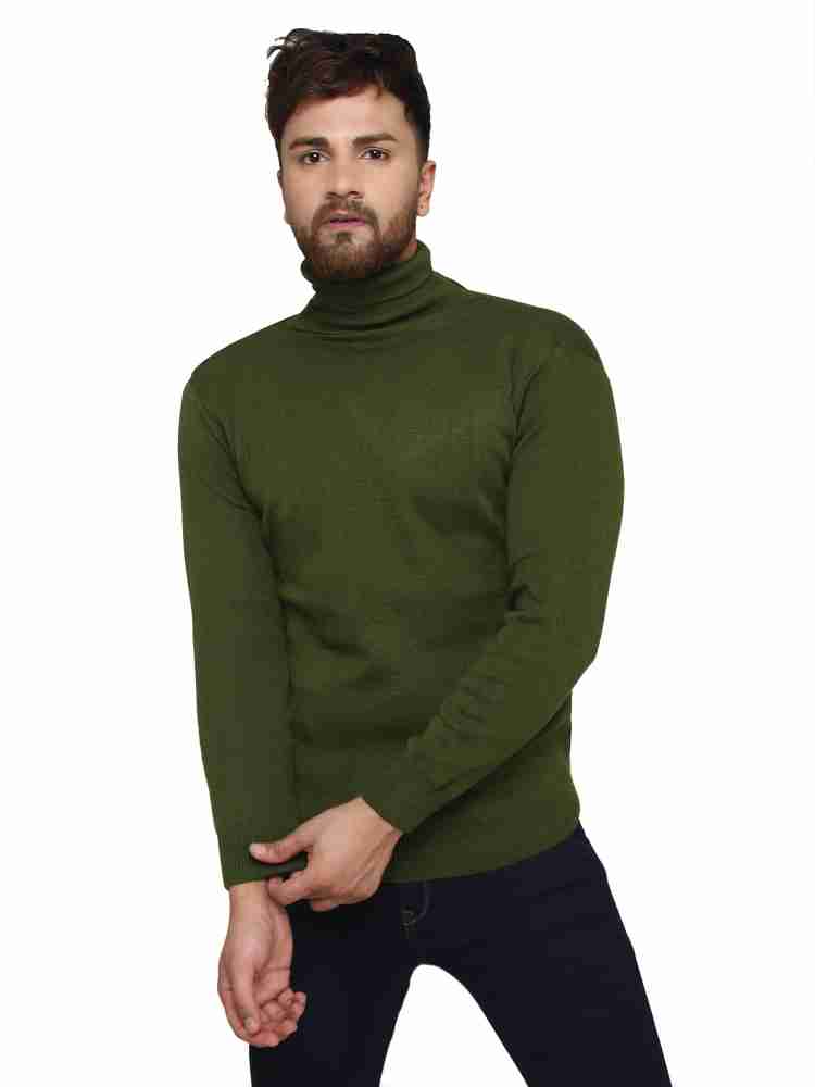 Olive hotsell turtleneck mens