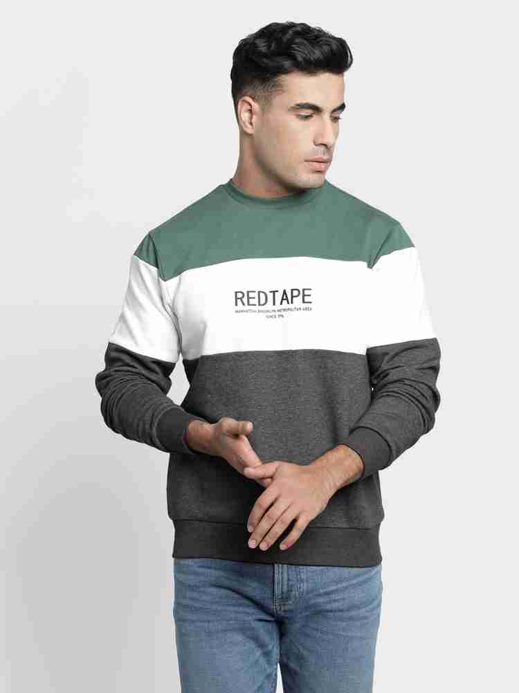 Red cheap tape sweatshirt