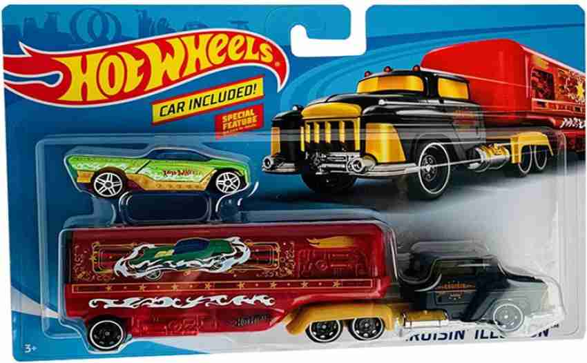 Hot wheels 2025 truck and trailer