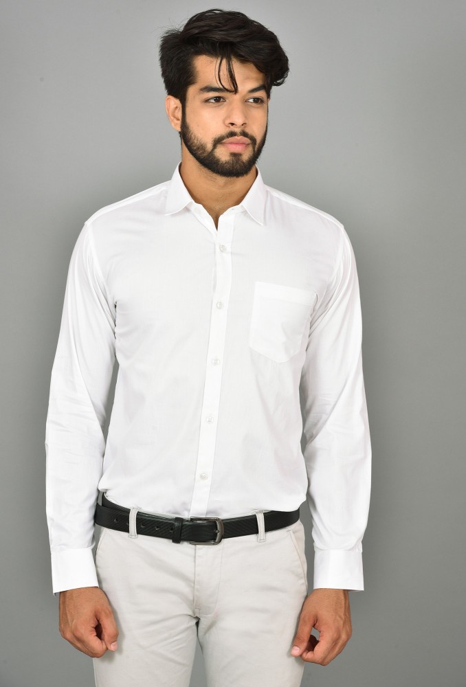 White colour hotsell shirt for men