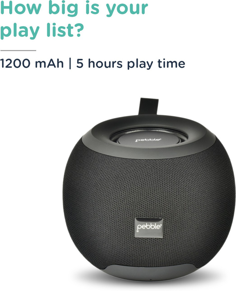 Pebble top bluetooth speaker