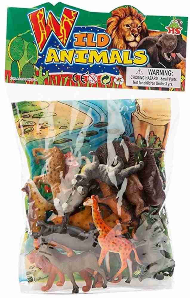 Wild animals best sale toys set