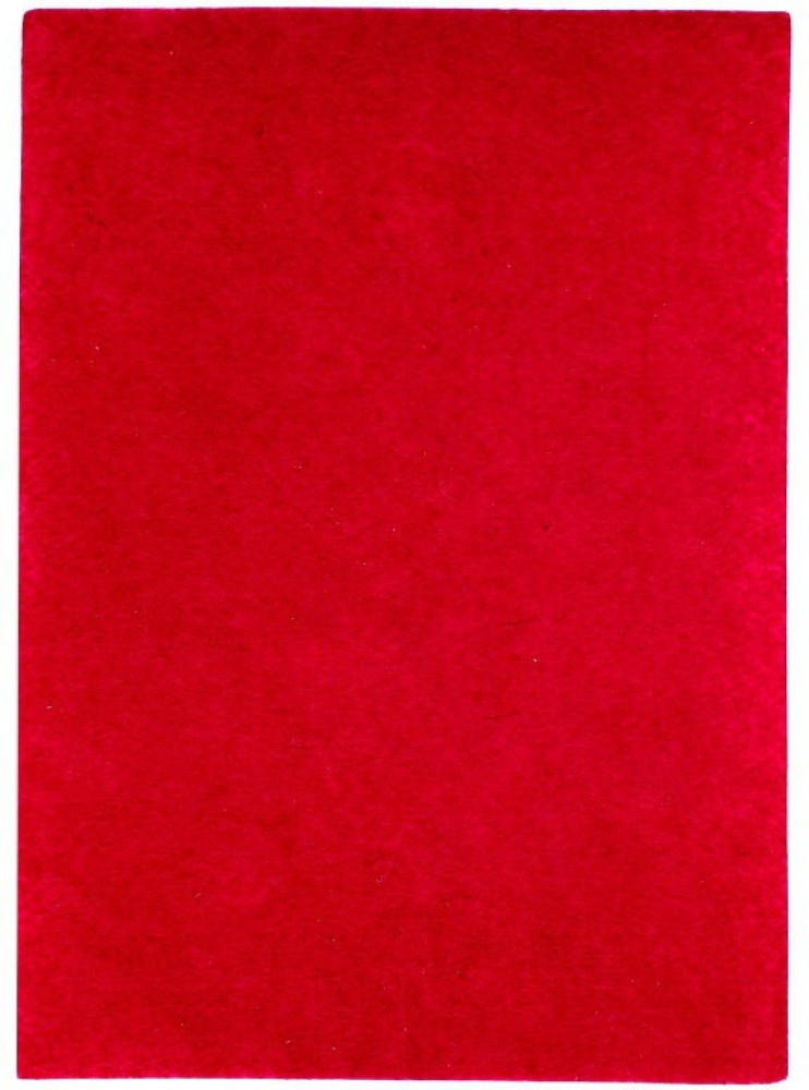 R H lifestyle Dark Red Color A4 Nonwoven Felt Sheet Pack of 10