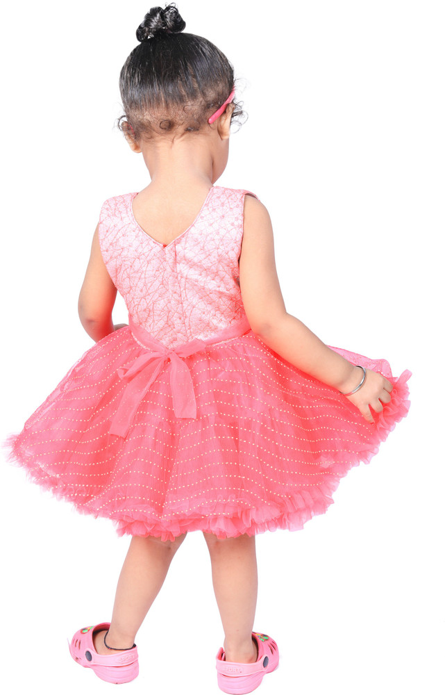 Pari Baby Girls Midi Knee Length Festive Wedding Dress Price in