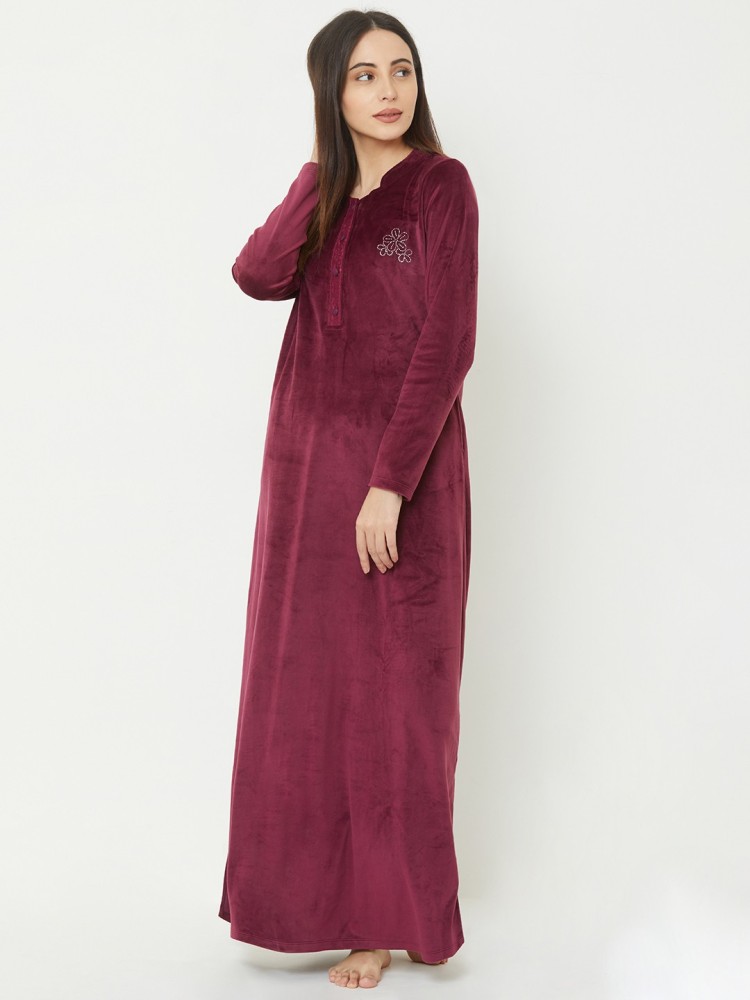 Sweet dreams best sale night suit velvet