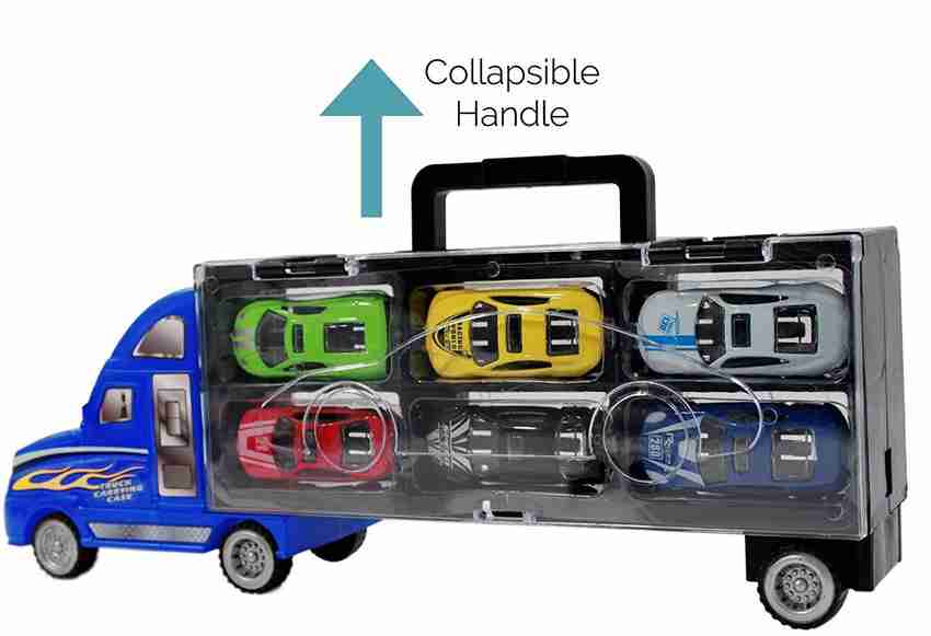 CLICKEDIA Toy Storage Truck Speed Launcher Toy Storage Truck