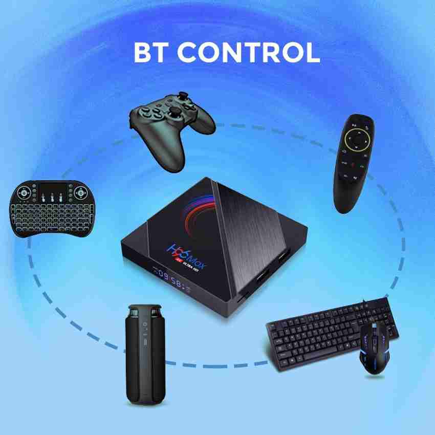 H96 Max 6k Smart TV Box Android 10.0 Allwinner H616 4GB 32GB Support Netflix Amazon Prime JIO TV Hotstar Thop TV Miracast 2.4G 5G WIFI Bluetooth Google Media Player Media Streaming Device
