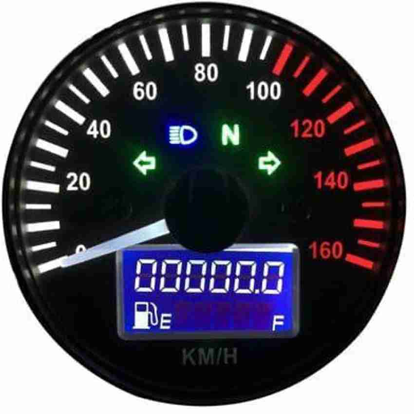 BIKER SHOPPEE UNIVERSAL 0 160 KM H MOTORCYCLE DIGITAL LED LCD