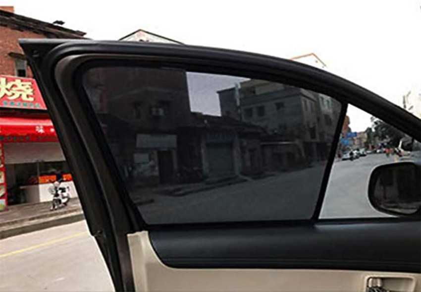 Sun visor shade store for car