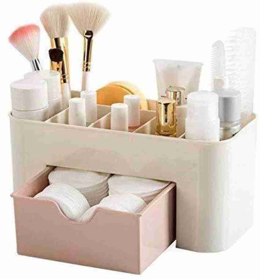 Poshieca Waterproof Make Up Box Holder Dustproof Skincare Organizer,  Bathroom Desktop Cosmetics Storage Box, Luxury Drawer Acrylic Makeup  Organizer, Makeup Organizer With Lid (Green) 