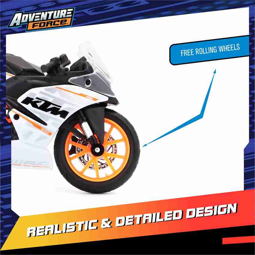 Adventure Force KTM RC 390 Scale 1 18 Die cast Replica Flipkart