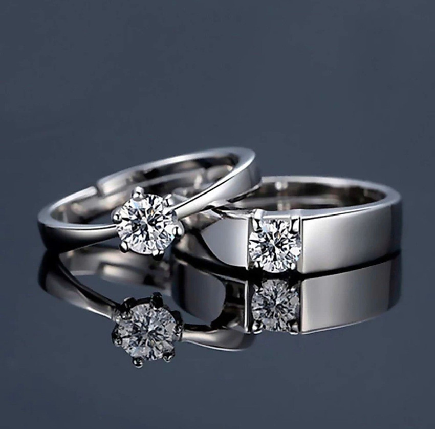 Couple rings silver designs with price 2025