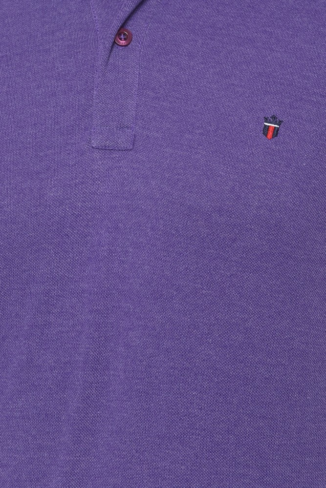 Louis Vuitton Fil a Fil Purple/Blue Polo Shirt, men's size XL