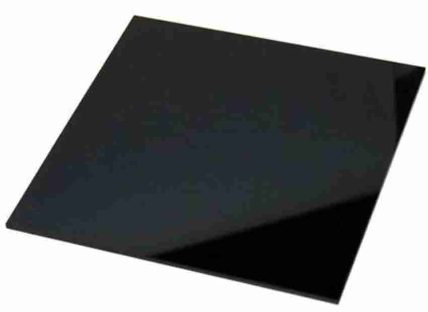 12 x 48 - 3/8 Black Acrylic Plexiglass Sheet, Opaque 0% (2025) + FREE  CUT TO SIZE