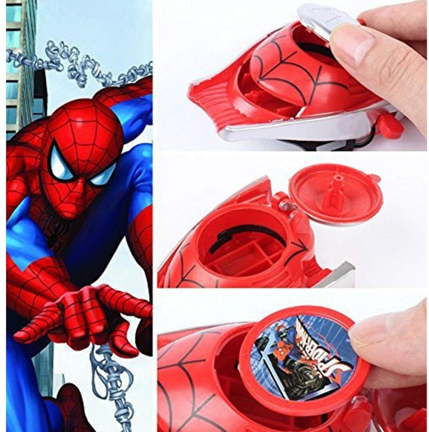 Aseenaa Action Figure Super Hero Spiderman Disc Launcher Single Hand Glove  Toy Set, Avengers Marvel Legendary Character Spider Man Toys Collection  For Boys Girls & Children, Red Colour
