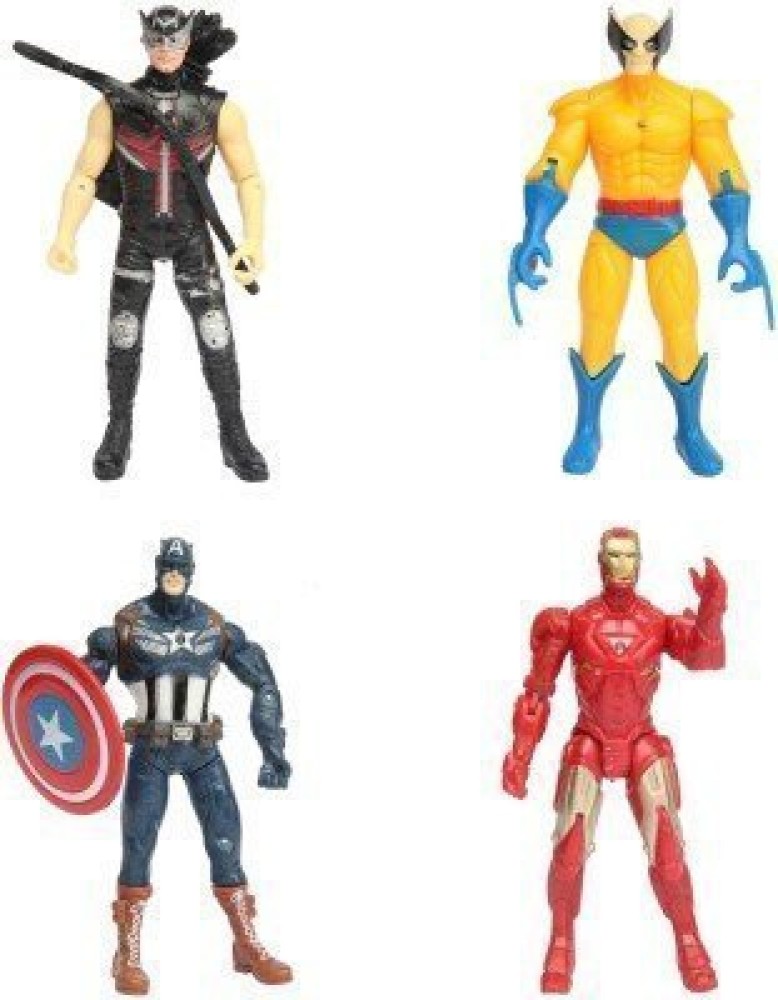 7pcs Avengers Iron Man COOL Action Figure Model Toys Kids Boys Figurine Set  Gift