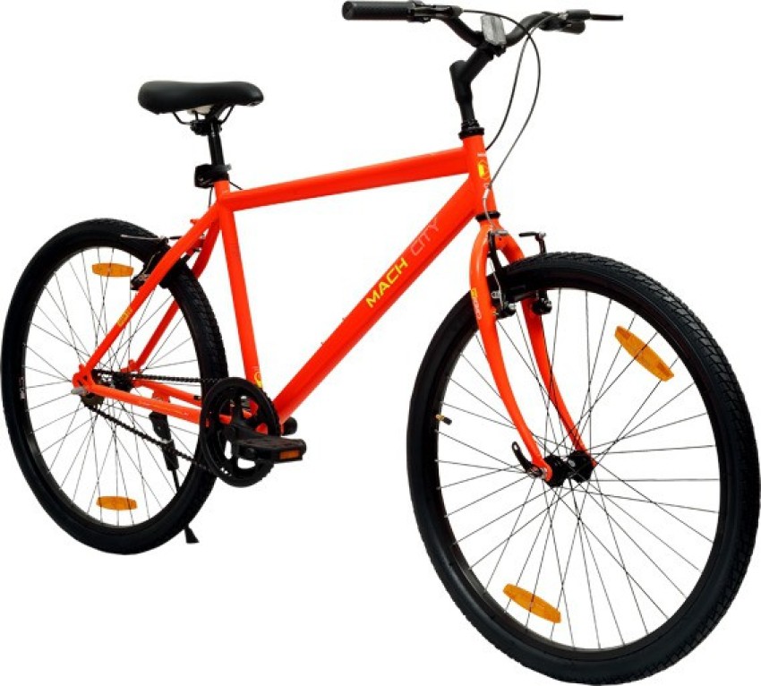 Mach City IBike Single Speed Red 26 inch 26 T Hybrid Cycle City Bike Price in India Buy Mach City IBike Single Speed Red 26 inch 26 T Hybrid Cycle City Bike online