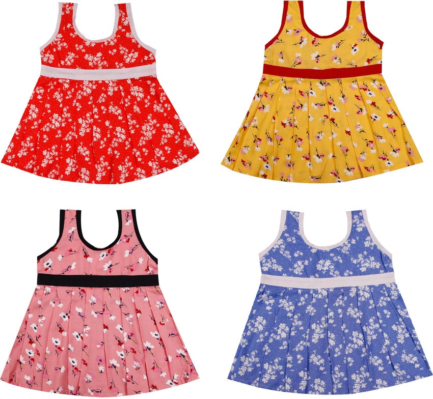 The Creators Baby Girls Midi Knee Length Casual Dress Price in