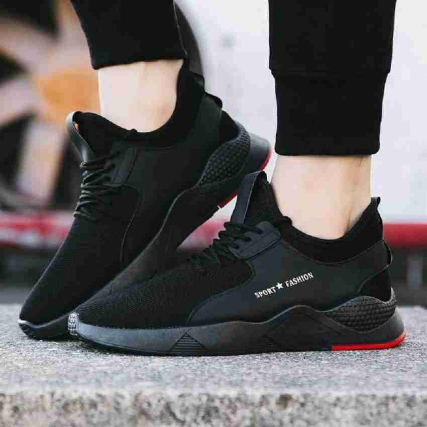 Buy black sports shoes cheap
