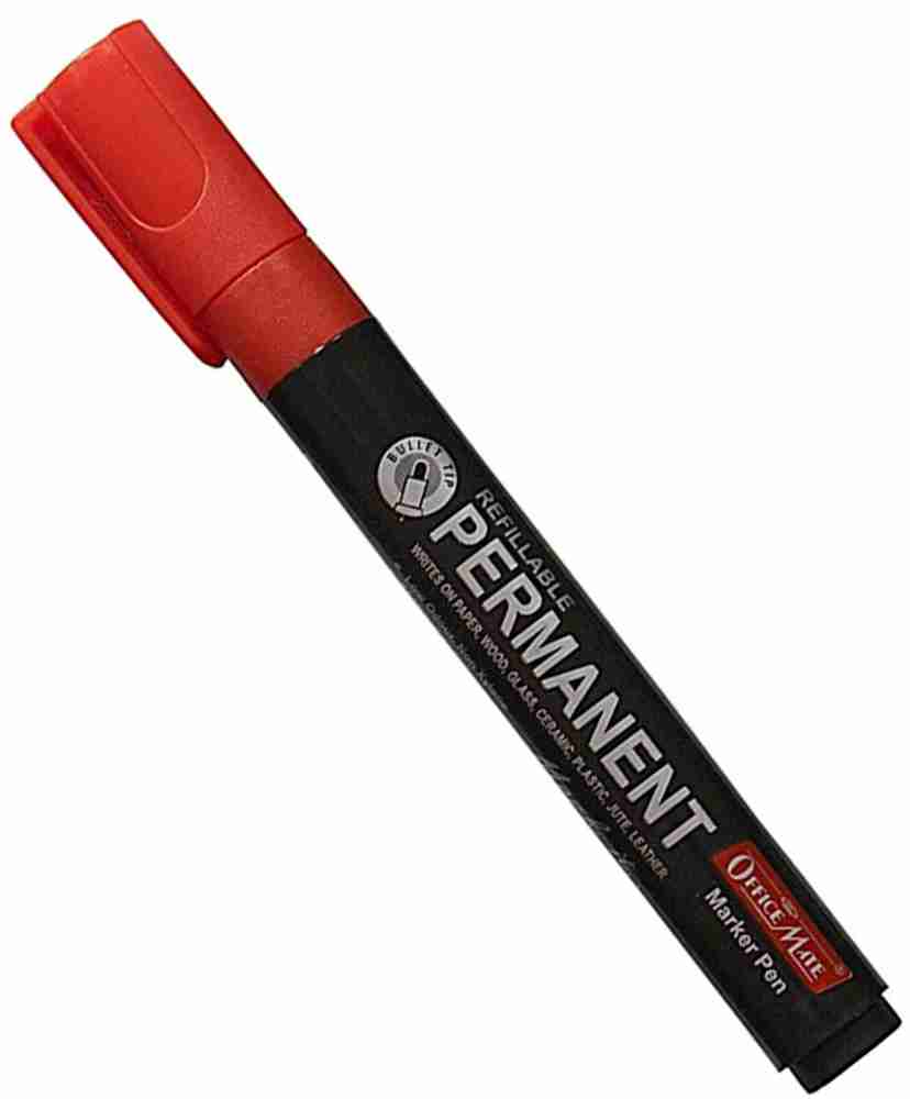 Dark red permanent marker hotsell
