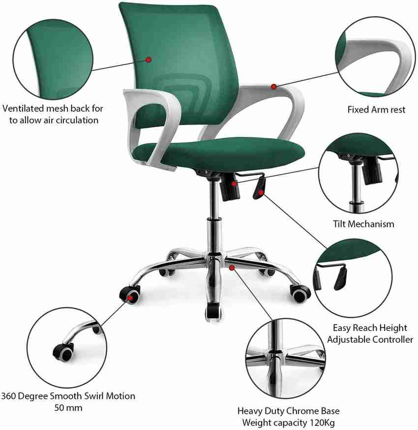 Cctro mesh top ergonomic office chair