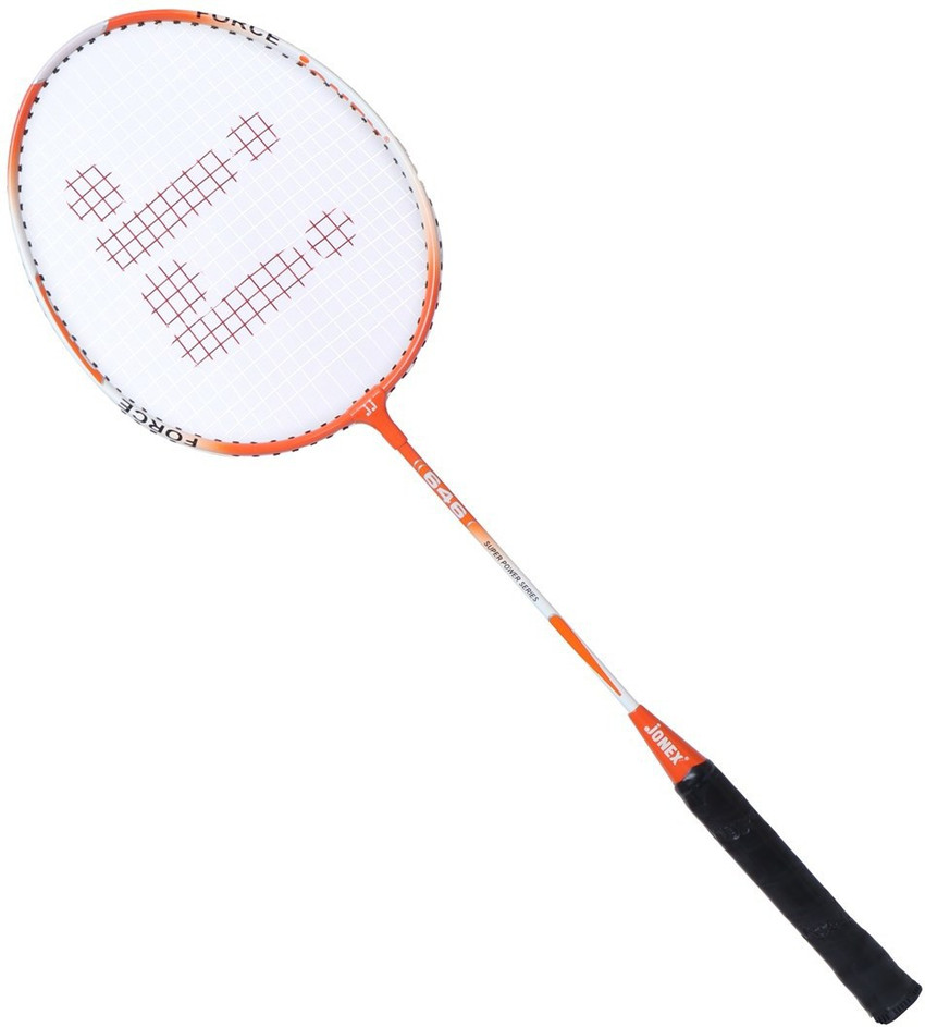 JJ Jonex JONEX 646 Orange Badminton Raquet Multicolor Strung