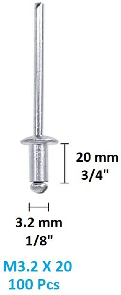 GSK Cut Aluminum Blind Rivet POP Rivets for Riveting Gun Riveter
