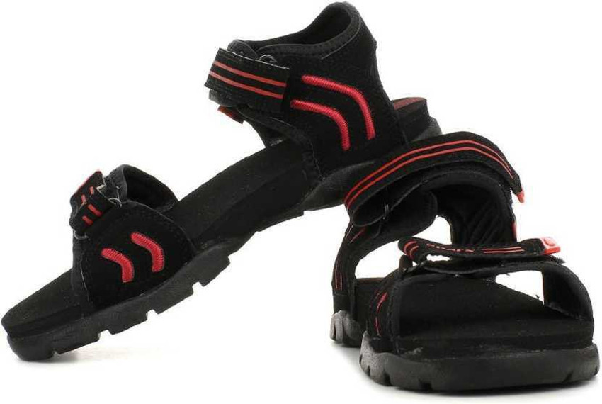 Sparx sandal hot sale red black